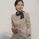 制服 ユニフォーム ホテル フロント 美容室 プロ スーツ レディース 春 物 ハーフ 丈 マルチ スカート スーツ