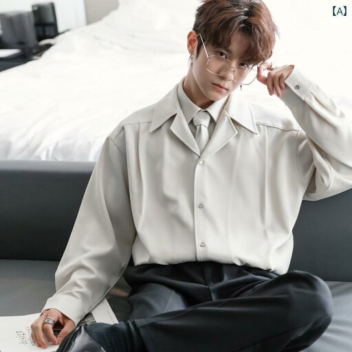 メンズ ファッション 春夏 秋冬 かっこいい オシャレ モテ 男性用 紳士服 服 韓国 シンプル 大人 ファッション フェイク ツーピース ネクタイ シャツ スタイル カジュアル 長袖 シャツ メンズ ファッション 春夏 秋冬 かっこいい オシャレ モテ 男性用 紳士服 服 韓国 シンプル 大人 ファッション フェイク ツーピース ネクタイ シャツ スタイル カジュアル 長袖 シャツ
