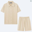 メンズ ファッション 春夏 秋冬 かっこいい オシャレ モテ 男性用 紳士服 服 韓国 シンプル 大人 メンズ カジュアル セーター スーツ ボタンカーディガン カジュアル ショーツ ツーピース スーツ レトロ ビジネス