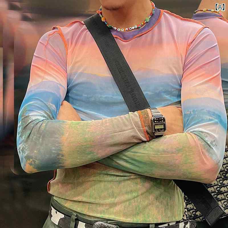 メンズ ファッション 春夏 秋冬 かっこいい オシャレ モテ 男性用 紳士服 服 韓国 シンプル 大人 秋 ハイネック 長袖 シャツ メンズ タイト T シャツ トップ メンズ T シャツ