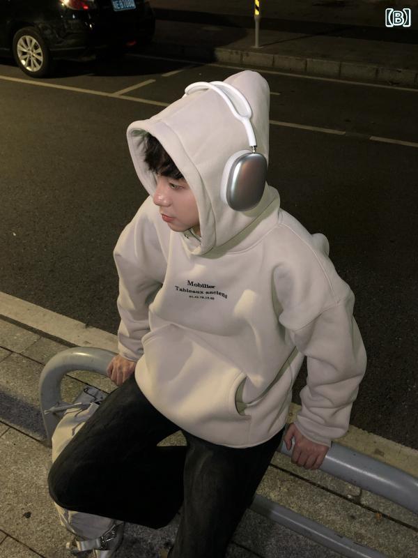 メンズ ファッション 春夏 秋冬 かっこいい オシャレ モテ 男性用 紳士 韓国 シンプル 大人 厚手 ベルベット 厚手 文字 プリント プルオーバー セーター ジャケット 秋冬 カップル