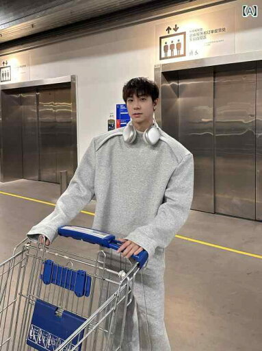 メンズ ファッション 春夏 秋冬 かっこいい オシャレ モテ 男性用 紳士 韓国 シンプル 大人 韓国 ゆったり カジュアル スポーツ スーツ ツーピース スーツ メンズ ラウンドネック パッド入り ショルダー セーター モップ ワイド レッグ パンツ メンズ ファッション 春夏 秋冬 かっこいい オシャレ モテ 男性用 紳士 韓国 シンプル 大人 韓国 ゆったり カジュアル スポーツ スーツ ツーピース スーツ メンズ ラウンドネック パッド入り ショルダー セーター モップ ワイド レッグ パンツ