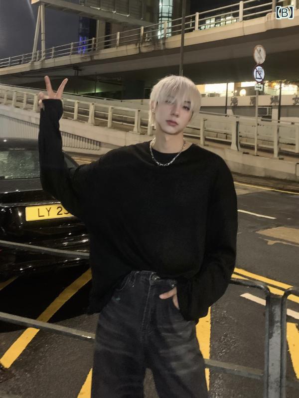 メンズ ファッション 春夏 秋冬 かっこいい オシャレ モテ 男性用 紳士 韓国 シンプル 大人 スタイル 無地 プルオーバー 長袖 T シャツ メンズ カジュアル 快適 シンプル レイヤリング シャツ トップス