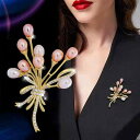 ギフト 母の日 敬老 プレゼント レディース ファッション 女性 装飾 おしゃれ かわいい アクセサリー ジュエリー ブローチ コサージュ エレガント 高級 韓国 キラキラ ラインストーン パール バルーン ブーケ