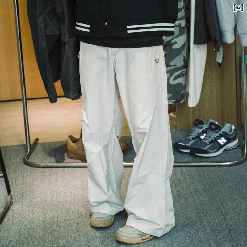 メンズ ファッション 春夏 秋冬 かっこいい オシャレ モテ 男性用 紳士服 服 韓国 シンプル 大人 アメリカン トリート アウトドア 速乾 登山 機能 空挺 部隊 オーバー オール メンズ トレート カジュアル ポーツ ロング パンツ