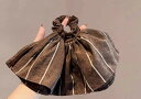 レディース ファッション 女性 かわいい おしゃれ 韓国 高級 ギフト プレゼント アクセサリー ジュエリー 髪飾り ヘア ストライプ リング シンプル ゴム ...