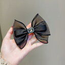 レディース ファッション 女性 かわいい おしゃれ 韓国 高級 ギフト プレゼント アクセサリー ジュエリー 髪飾り ヘア フェアリー メッシュ リボン ピン ...