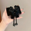レディース ファッション 女性 かわいい おしゃれ 韓国 高級 ギフト プレゼント アクセサリー ジュエリー 髪飾り ヘア クリップ エレガント リボン 後頭部...
