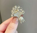 レディース ファッション 女性 かわいい おしゃれ 韓国 高級 ギフト プレゼント アクセサリー ジュエリー 髪飾り ヘア パール 葉 イチョウ ピン クリップ...