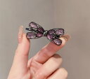 レディース ファッション 女性 かわいい おしゃれ 韓国 高級 ギフト プレゼント アクセサリー ジュエリー 髪飾り ヘア クロス ピン 前髪 クリップ リボン...