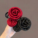 レディース ファッション 女性 かわいい おしゃれ 韓国 高級 ギフト プレゼント アクセサリー ジュエリー 髪飾り ヘア バラ 花 クリップ 後頭部 ヘッド ...