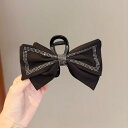 レディース ファッション 女性 かわいい おしゃれ 韓国 高級 ギフト プレゼント アクセサリー ジュエリー 髪飾り ヘア ラインストーン キラキラ リボン 後...