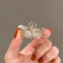 レディース ファッション 女性 かわいい おしゃれ 韓国 高級 ギフト プレゼント アクセサリー ジュエリー 髪飾り ヘア 蜂 ピン クリップ 前髪 キラキラ ...