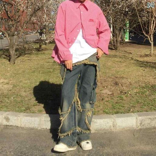 メンズ ファッション 春夏 秋冬 かっこいい オシャレ モテ 男性用 紳士服 服 韓国 シンプル 大人 スター アメリカ ストリート レトロ ロー エッジ ジーンズ メンズカジュアル ワイド レッグ ワークウェア パンツ メンズ ファッション 春夏 秋冬 かっこいい オシャレ モテ 男性用 紳士服 服 韓国 シンプル 大人 スター アメリカ ストリート レトロ ロー エッジ ジーンズ メンズカジュアル ワイド レッグ ワークウェア パンツ
