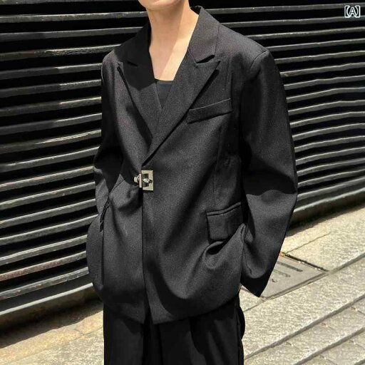 メンズ ファッション 春夏 秋冬 かっこいい オシャレ モテ 男性用 紳士服 服 韓国 シンプル 大人 メタル バックル ハイエンド ギャラリー シェイプ スーツ ジャケット メンズ 春秋 カジュアル シングル スーツ メンズ ファッション 春夏 秋冬 かっこいい オシャレ モテ 男性用 紳士服 服 韓国 シンプル 大人 メタル バックル ハイエンド ギャラリー シェイプ スーツ ジャケット メンズ 春秋 カジュアル シングル スーツ