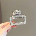 レディース ファッション 女性 かわいい おしゃれ 韓国 高級 ギフト プレゼント アクセサリー ジュエリー 髪飾り ヘア シンプル スクエア ラインストーン ...