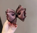 レディース ファッション 女性 かわいい おしゃれ 韓国 高級 ギフト プレゼント アクセサリー ジュエリー 髪飾り ヘア エレガント リボン バナナ クリップ...