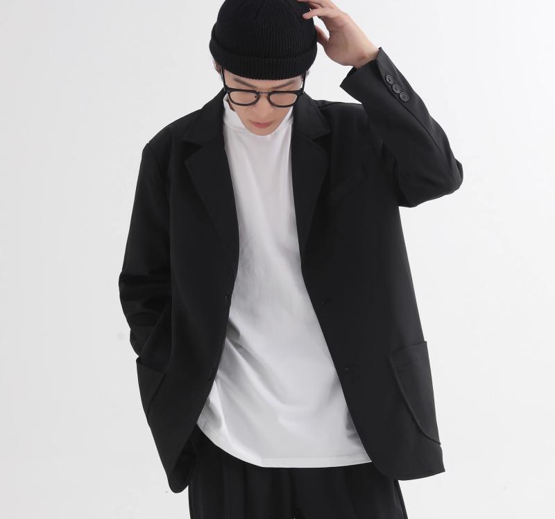 メンズ ファッション 春夏 秋冬 かっこいい オシャレ モテ 男性用 紳士服 服 韓国 シンプル 大人 スーツ ジャケット メンズ 韓国 カジュアル 小さい スーツ トップ 秋