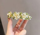 レディース ファッション 女性 かわいい おしゃれ 韓国 高級 ギフト プレゼント アクセサリー ジュエリー 髪飾り ヘア パール シェル フラワー 花 クリッ...