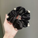 レディース ファッション 女性 かわいい おしゃれ 韓国 高級 ギフト プレゼント アクセサリー ジュエリー 髪飾り ヘア ベルベット バンド ゴム シュシュ ...