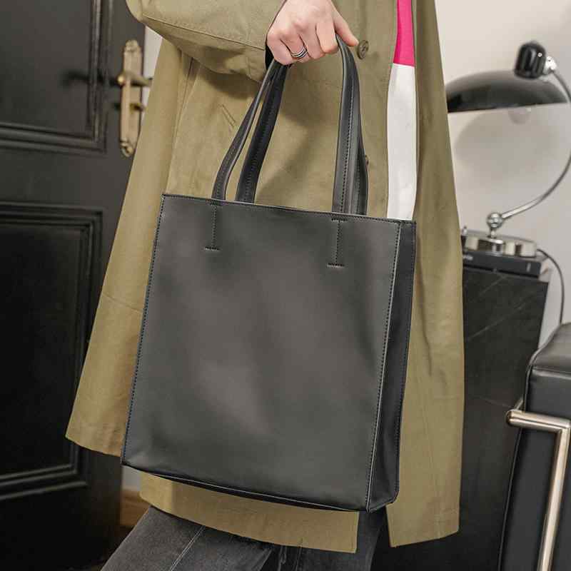 メンズ ファッション 春夏 秋　冬 かっこいい おしゃれ モテ 男性 紳士 バッグ 鞄 韓国 おすすめ 韓国 シンプル ハンド トート ショルダー カジュアル 高級 ビジネス 通勤 通学 大容量