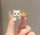 母の日 敬老 ブローチ レディース ファッション 女性 かわいい おしゃれ 韓国 高級 ギフト プレゼント アクセサリー ジュエリー コサージュ エレガント 猫 蝶 ピン シンプル 装飾