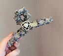 レディース ファッション 女性 かわいい おしゃれ 韓国 高級 ギフト プレゼント アクセサリー ジュエリー 髪飾り ヘア 椿 花 クリップ クリップ 後頭部 ...