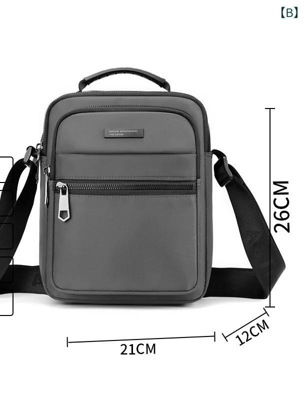 メンズ ファッション 春夏 秋　冬 かっこいい おしゃれ モテ 男性 紳士 バッグ 鞄 韓国 おすすめ ショルダー カジュアル 多機能 メッセンジャー シンプル カジュアル 大容量 収納