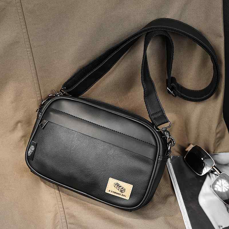 メンズ ファッション 春夏 秋 冬 かっこいい おしゃれ モテ 男性 紳士 バッグ 鞄 韓国 おすすめ レトロ ショルダー メッセンジャー シンプル 高級 カジュアル 大容量
