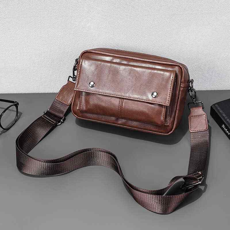 メンズ ファッション 春夏 秋　冬 かっこいい おしゃれ モテ 男性 紳士 バッグ 鞄 韓国 おすすめ レトロ シンプル カジュアル 高級 アウトドア ボディ ショルダー 大容量 収納 メッセンジャー