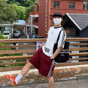 メンズ ファッション 春夏 秋冬 かっこいい オシャレ モテ 男性用 紳士服 服 韓国 シンプル 大人 アメリカン レトロ ランニング 速乾 ストライプ スポーツ ショーツ メンズ 夏 薄手 カジュアル ビーチ 冷感 ショーツ