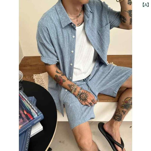メンズ ファッション 春夏 秋冬 かっこいい オシャレ モテ 男性用 紳士服 服 韓国 シンプル 大人 オールド マネー ワンピース スーツ クール 半袖 シャツ メンズ サマー カジュアル ショート パンツ 薄手 ハイエンド ツーピース スーツ メンズ ファッション 春夏 秋冬 かっこいい オシャレ モテ 男性用 紳士服 服 韓国 シンプル 大人 オールド マネー ワンピース スーツ クール 半袖 シャツ メンズ サマー カジュアル ショート パンツ 薄手 ハイエンド ツーピース スーツ