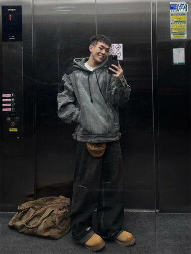 メンズ ファッション 春夏 秋冬 かっこいい オシャレ モテ 男性用 紳士服 服 韓国 シンプル 大人 春秋 アメリカン ストリート ヒップ ホップ スプライシング デニム スウェットシャツ ボーイズ ウォッシュ 加工 ダメージ 加工の ゆったり フード付き ジャケット 機能的な メンズ ファッション 春夏 秋冬 かっこいい オシャレ モテ 男性用 紳士服 服 韓国 シンプル 大人 春秋 アメリカン ストリート ヒップ ホップ スプライシング デニム スウェットシャツ ボーイズ ウォッシュ 加工 ダメージ 加工の ゆったり フード付き ジャケット 機能的な