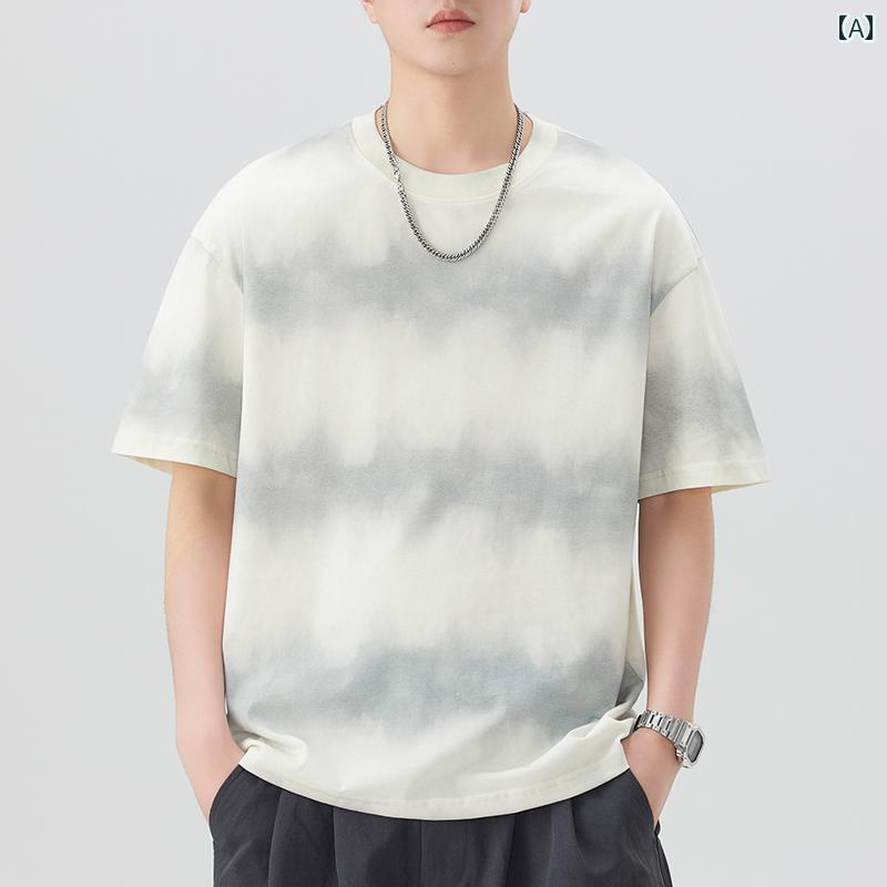 メンズ ファッション 春夏 秋冬 かっこいい オシャレ モテ 男性用 紳士服 服 韓国 シンプル 大人 夏 ラウンドネック 半袖 T シャツ メンズな 半袖 T シャツ メンズカジュアル ファッション トップス