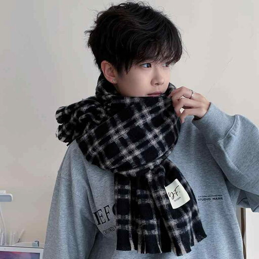 秋冬 メンズ ファッション 男性 紳士 おしゃれ かっこいい モテる おすすめ 韓国 マフラー 暖かい チェック柄 シンプル カジュアル 高級 防寒 秋冬 メンズ ファッション 男性 紳士 おしゃれ かっこいい モテる おすすめ 韓国 マフラー 暖かい チェック柄 シンプル カジュアル 高級 防寒