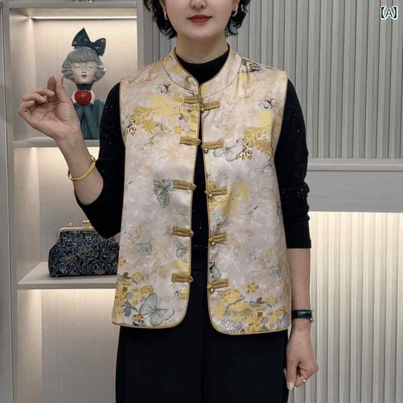 レディース ファッション おしゃれ 春夏 秋 冬 大人 上品 高級 マダム ミス ミセス プレゼント ベスト レディース 春夏 半袖 ジャケット アウターウェア ベスト チョッキ