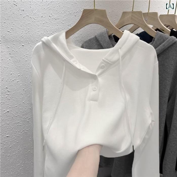 レディース ファッション おしゃれ 春夏 秋　冬 大人 上品 高級 マダム ミス ミセス プレゼント 綿　　長袖　T　シャツ　レディース　ショート　トップス　　春　秋　スリム　スタイリッシュ　薄手　セーター　ボトムス　パーカー