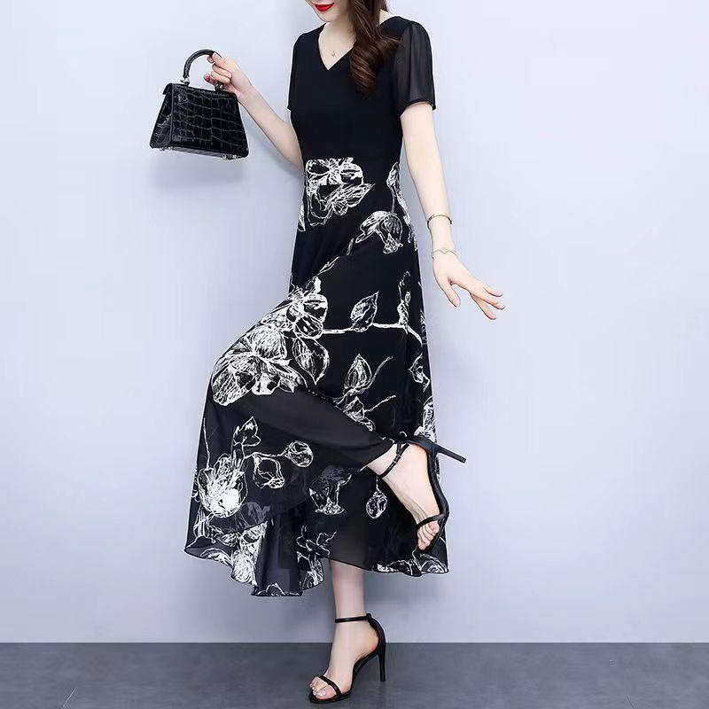 レディース ファッション おしゃれ 春夏 秋　冬 大人 上品 高級 マダム ミス ミセス プレゼント 黒　ドットロング　スカート　女性用　夏　スリムフィット　スキニー　感　たっぷり　大きいサイズ　フェアリー　ワンピース　