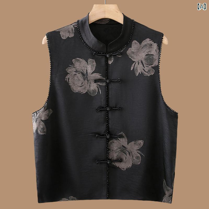 レディース ファッション おしゃれ 春夏 秋　冬 大人 上品 高級 マダム ミス ミセス プレゼント 者ベスト　チョッキ　ボタン　春　秋　ジャケット　女性　トップス　服