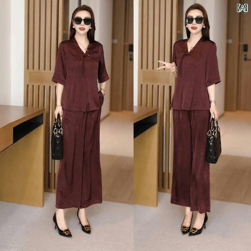 レディース ファッション おしゃれ 春夏 秋　冬 大人 上品 高級 マダム ミス ミセス プレゼント 母　日夏　半袖　スーツ　以上威厳西洋風　新型　　ツーピース　スーツ