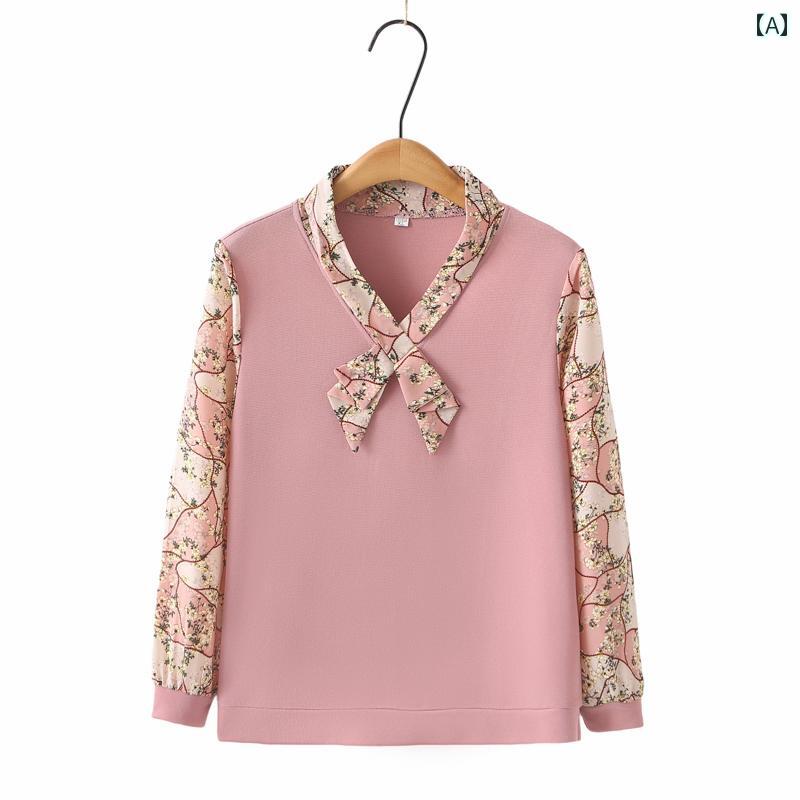 乐天商城 - レディース ファッション おしゃれ 春夏 秋　冬 大人 上品 高級 マダム ミス ミセス プレゼント 母　春　スーツ　　女性　春　秋　トップス　初秋　シャツ　長袖　T　シャツ