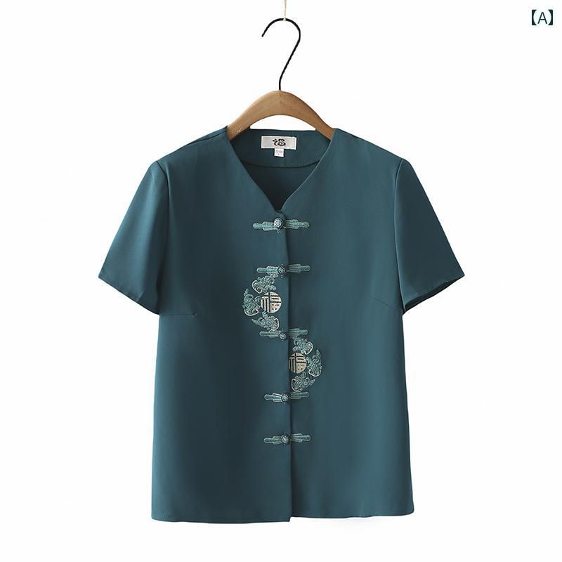 レディース ファッション おしゃれ 春夏 秋　冬 大人 上品 高級 マダム ミス ミセス プレゼント 高齢者　服　レディース　夏　スーツ　半袖　シャツ　母　日　ママ　夏　トップス　おしゃれなおばあちゃん　服