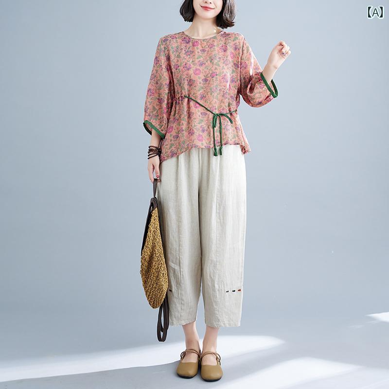 Rakuten - レディース ファッション おしゃれ 春夏 秋　冬 大人 上品 高級 マダム ミス ミセス プレゼント 婦人服　母　綿　麻　夏　スーツ　夏　大きいサイズ　おしゃれ　薄手　半袖　ツーピース　スーツ