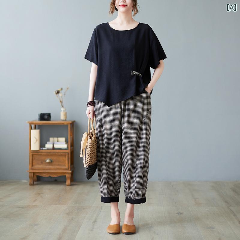 Rakuten - レディース ファッション おしゃれ 春夏 秋　冬 大人 上品 高級 マダム ミス ミセス プレゼント 女性　夏　スーツ　　夏　スタイル　　不規則　大きいサイズ　カジュアル　ツーピース　スーツ