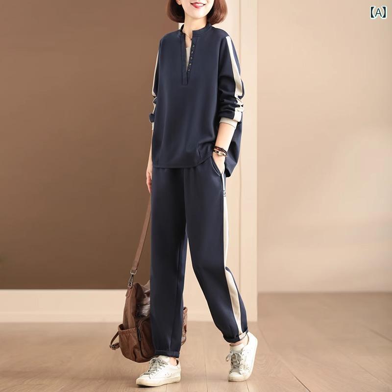 レディース ファッション おしゃれ 春夏 秋　冬 大人 上品 高級 マダム ミス ミセス プレゼント 婦人服　母　春　ツーピース　スーツ　女性　　春　秋　ハイエンド　カジュアル　ファッション　スポーツ　スーツ(4.0)