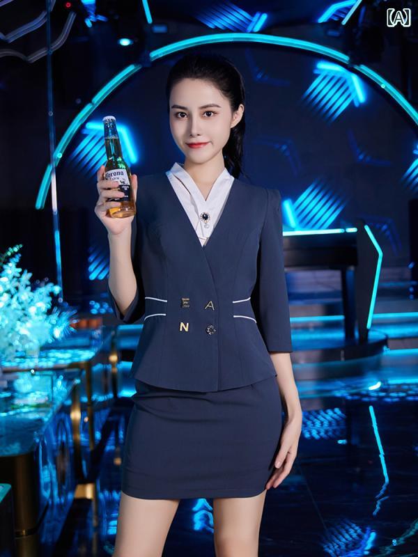 制服 ユニフォーム ゲスト 受付 秋冬 スーツ ナイトクラブ バー 若 旦那 制服