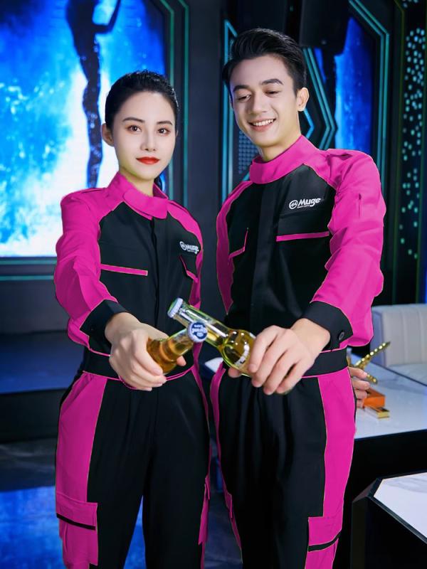 制服 ユニフォーム ハイエンド ナイトクラブ バー ウェイター 女性 長袖 秋 冬 ファッション スーツ 半..