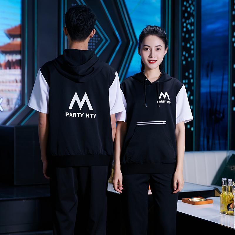 制服 ユニフォーム 夏 バー ウェイター ナイトクラブ スーツ メンズ レディース 女性 男性 トップス パ..