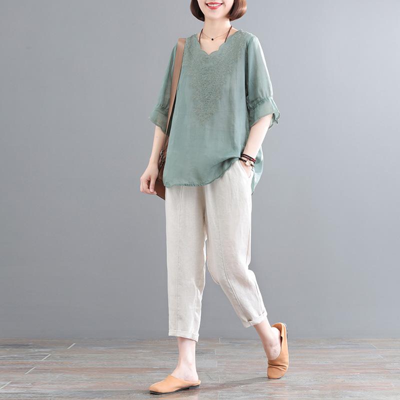 レディース ファッション おしゃれ 春夏 秋冬 大人 上品 高級 マダム ミス ミセス プレゼント お母さん 夏 綿麻 パンツ セット 半袖 トップス レディース 夏 シンプル