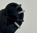 韓国 おすすめ 春夏 秋 冬 メンズ 男性 ファッション かっこいい おしゃれ モテ アクセサリー ジュエリー シンプル 耳骨 クリップ イヤリング イヤーカフ 高級 レトロ ヒップホップ レディース 女性 男女兼用 キラキラ ラインストーン 合金 メッキ